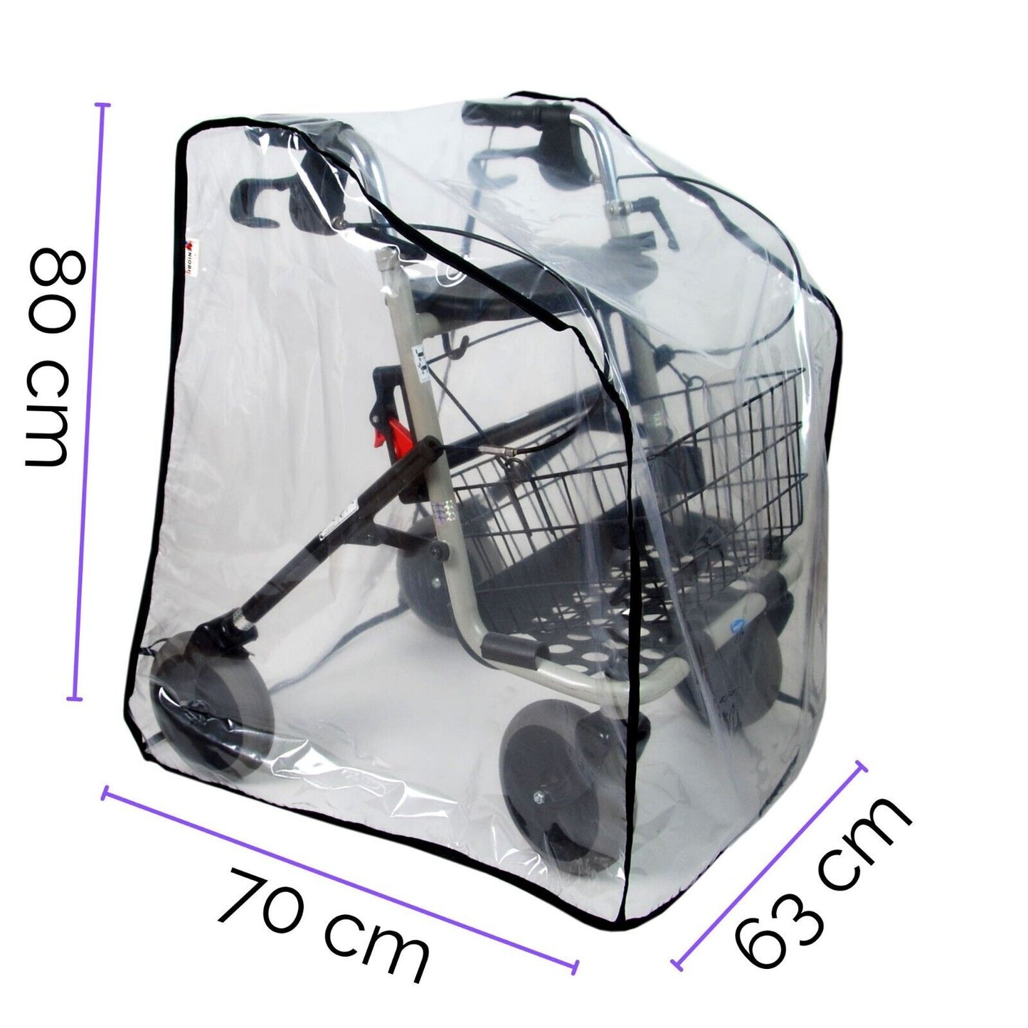 SENIORI Rollator Schutzhaube Abdeckung Universal Gehilfe Schutzhülle Abdeckhaube