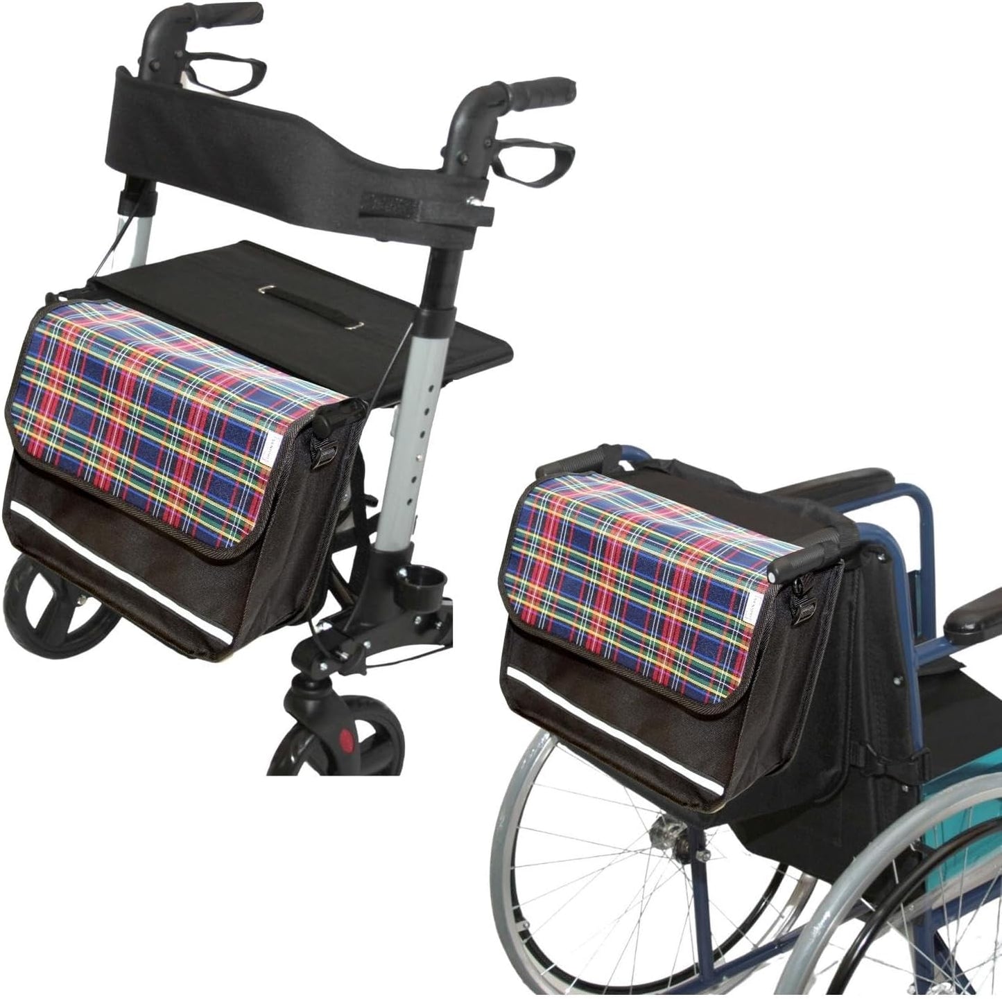 SENIORI Rollator / Rollstuhl Tasche Rollatortasche Rollstuhltasche Universal FLEX