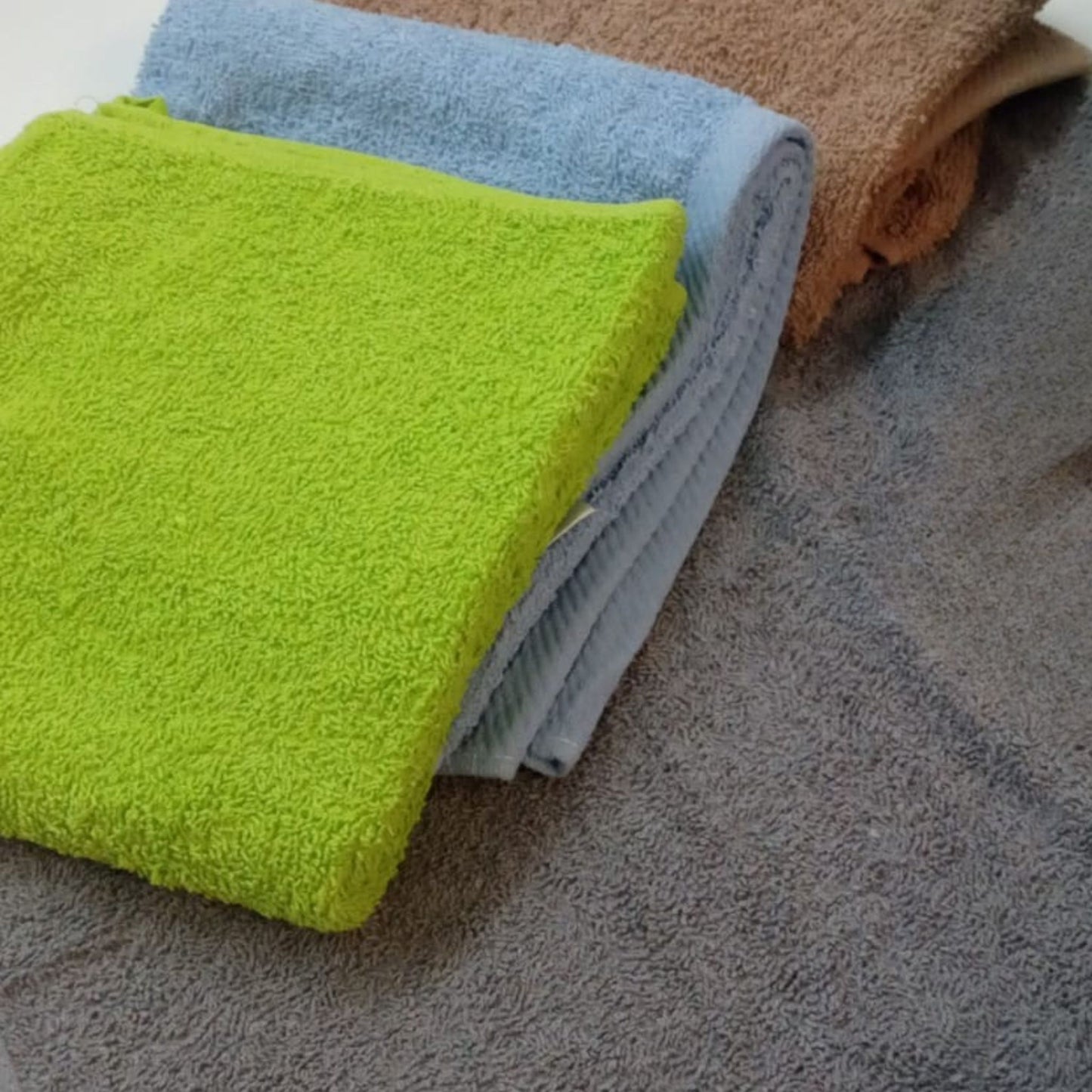 SENIORI Lätzchen Erwachsene 2er Set Baumwolle 50x100 Essschutz Beige und Grau