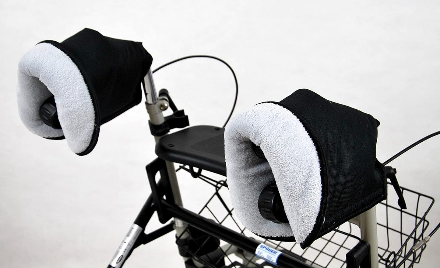 SENIORI Rollator / Rollstuhl HANDWÄRMER Muff Handmuff Handschuhe für Gehhilfe