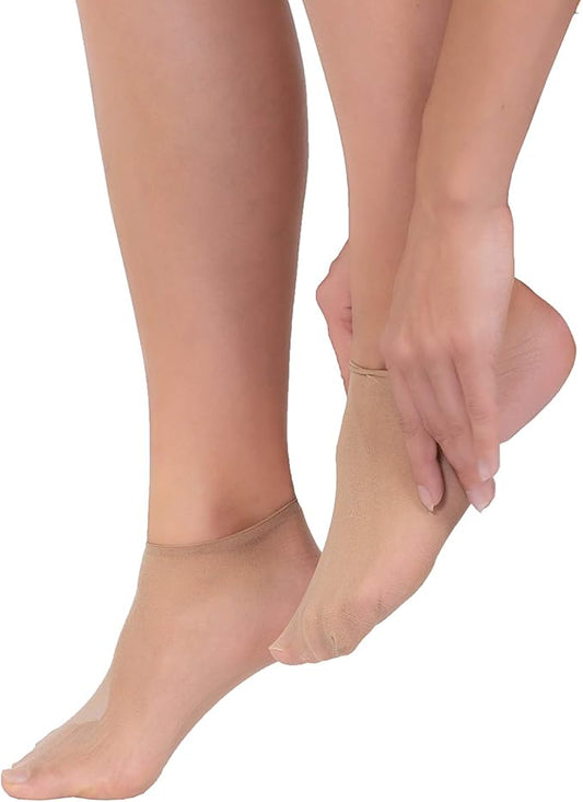 SUN STEPS Probierstrümpfe PROBIERSOCKEN Probiersöckchen Hautfarben Strümpfe Einwegsocken + Box 144 Stück