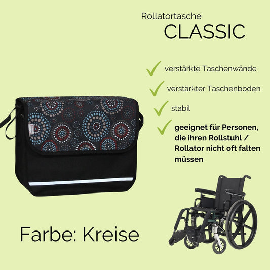 SENIORI Rollator / Rollstuhl Tasche Rollatortasche Rollstuhltasche Universal CLASSIC