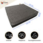 SENIORI Rollstuhlkissen Sitzkissen für Rollstuhl Sitzerhöhungv 42 x 42 x 8 cm Antidekubitus Kissen mit doppelter Schaumstoffschicht