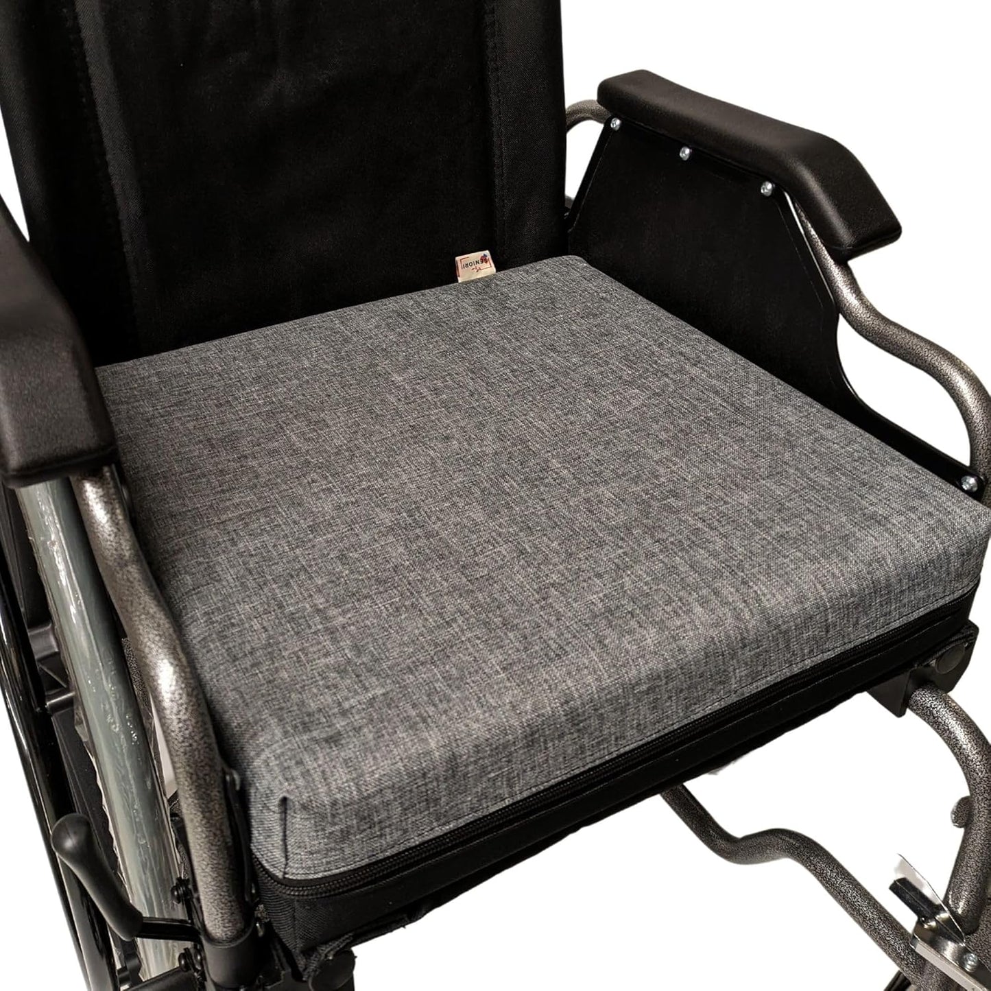 SENIORI Rollstuhlkissen Sitzkissen für Rollstuhl Sitzerhöhungv 42 x 42 x 8 cm Antidekubitus Kissen mit doppelter Schaumstoffschicht