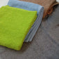 SENIORI Lätzchen Erwachsene 2er Set Baumwolle 50x100 Essschutz Blau und Grau
