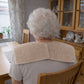 SENIORI Lätzchen Erwachsene 2er Set Baumwolle 50x100 Essschutz Beige und Grau