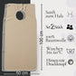 SENIORI Lätzchen Erwachsene 2er Set Baumwolle 50x100 Essschutz Beige und Grau