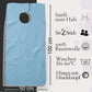 SENIORI Lätzchen Erwachsene 2er Set Baumwolle 50x100 Essschutz Blau und Grau