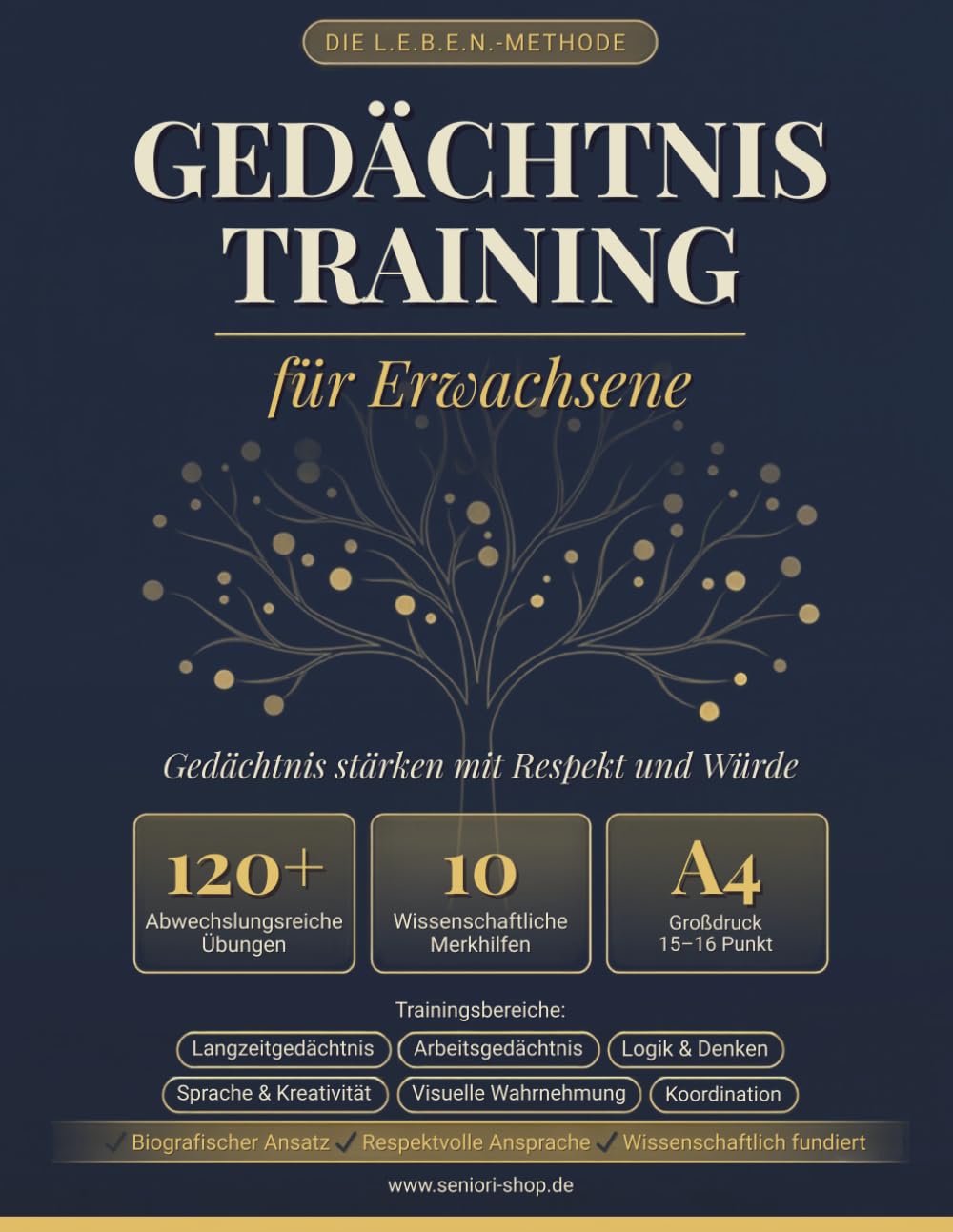 Gedächtnistraining für Erwachsene A4 Großdruck