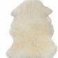 Aves-24 SCHAFFELL Lammfell Naturfell ECHTES 100% Fell 110 bis 120 cm Länge Weiß Weich Teppich