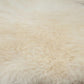 Aves-24 SCHAFFELL Lammfell Naturfell ECHTES 100% Fell 110 bis 120 cm Länge Weiß Weich Teppich